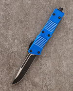 Автоматический складной нож SteelBro Troodon S/E Blue Droppoint Black VG-10 139-1BL (черный-синий)