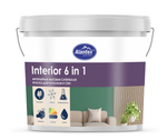 КРАСКА ДЛЯ ПОТОЛКОВ И СТЕН INTERIOR 6 IN 1 МАТОВАЯ   7 КГ (4870233517493)