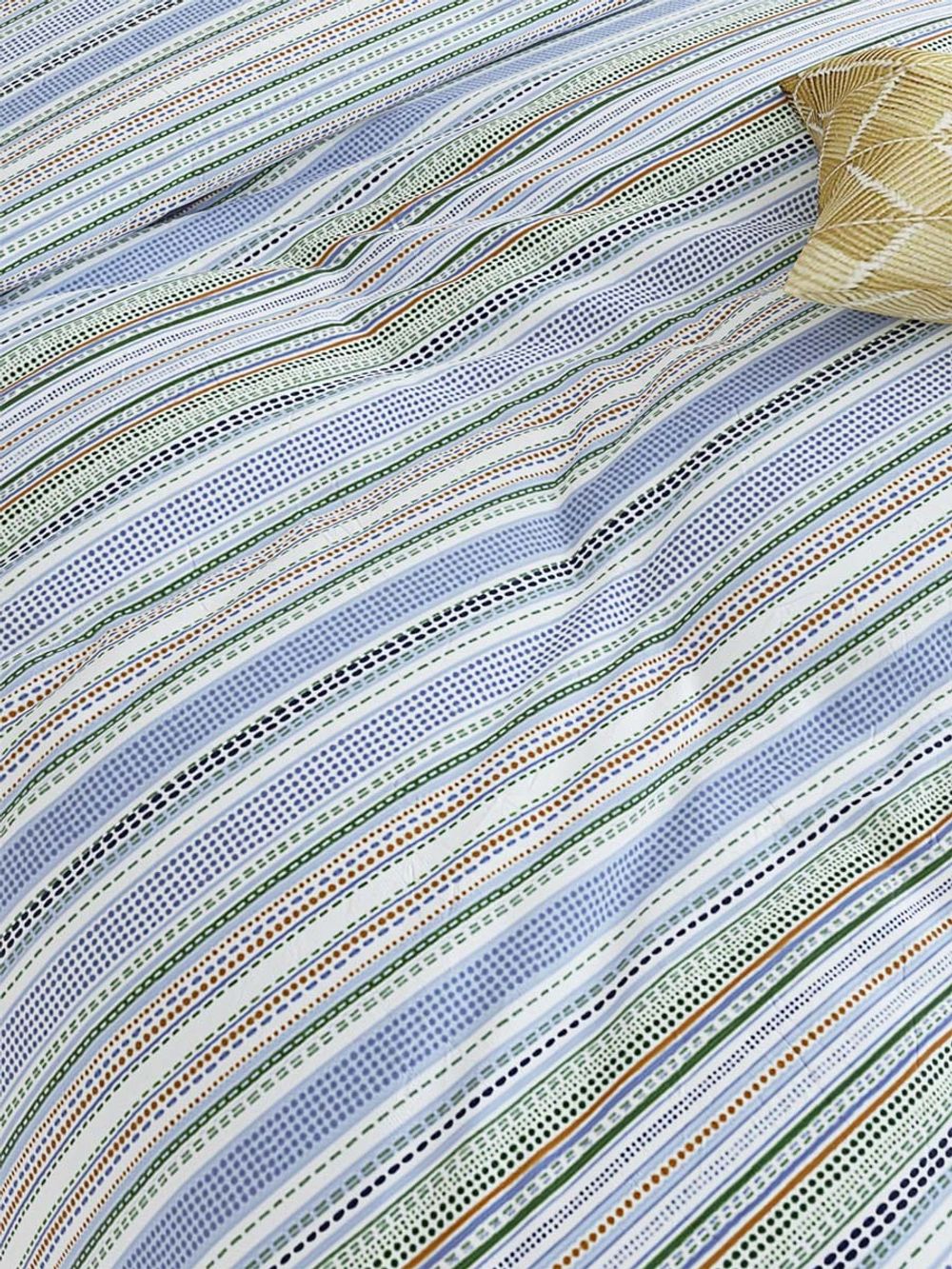 Постельное белье Сказка "Бисер" евро Наволочка 50х70 см 2 шт Простынь на резинке 180х200 см Пододеяльник 200х215 см, перкаль