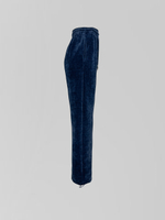 Спортивный костюм Yan Fashion 7118 вельветовый из кофты с капюшоном и широкий брюк