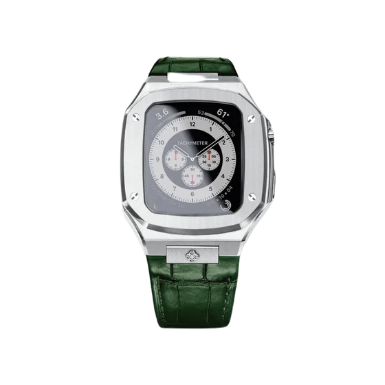 Корпус для Apple Watch - CL44 - Silver / Green
