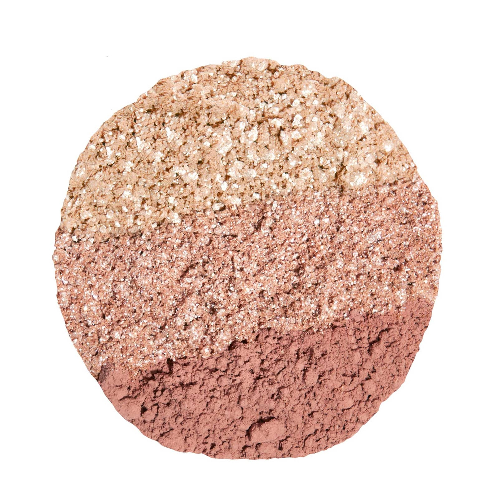 Kaja, Beauty Bento, трио сияющих и матовых теней для век, оттенок 16 персиковый, 4,1 г (0,14 унции)