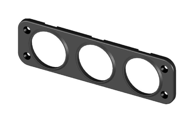 Панель переднего крепления тройная