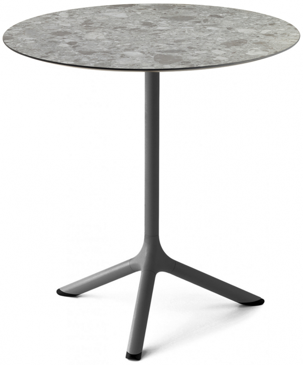 Стол ламинированный обеденный Scab Design Tripe, антрацит, зернистый