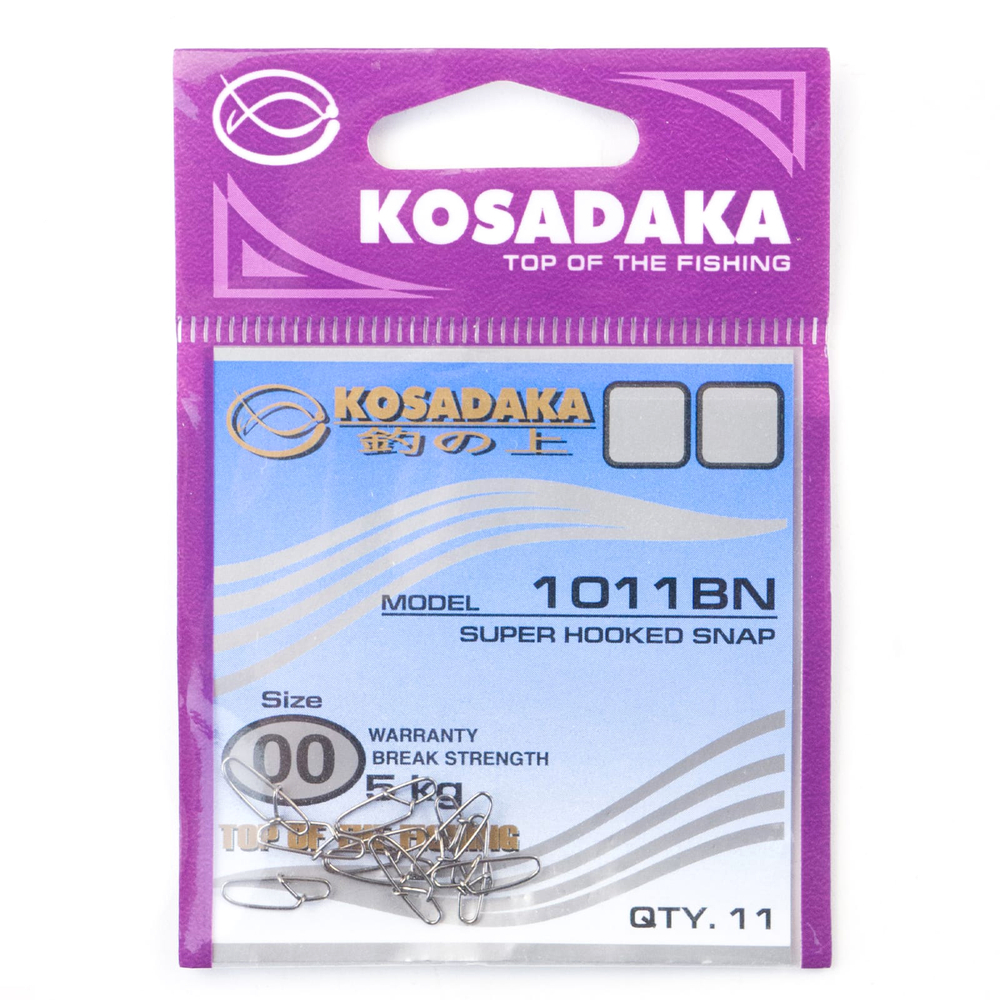 Застежка Kosadaka 1011 BN Super Hooked Snap