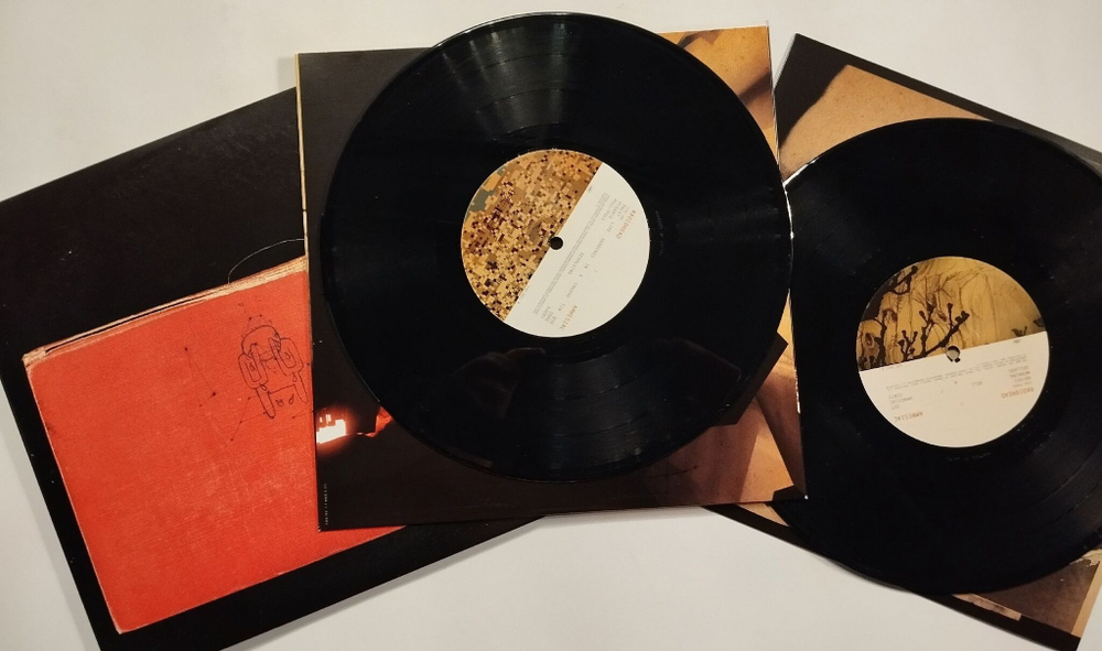 Винтажная виниловая пластинка LP Radiohead Amnesiac 10 дюймов (USA 2001)