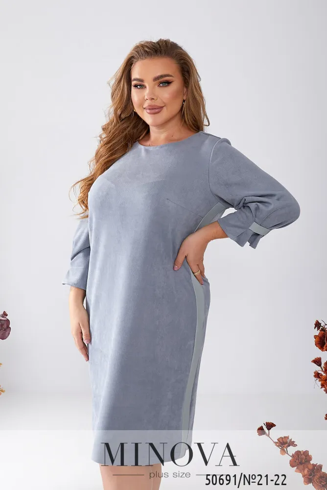 Платье 21-22-голубой Minova