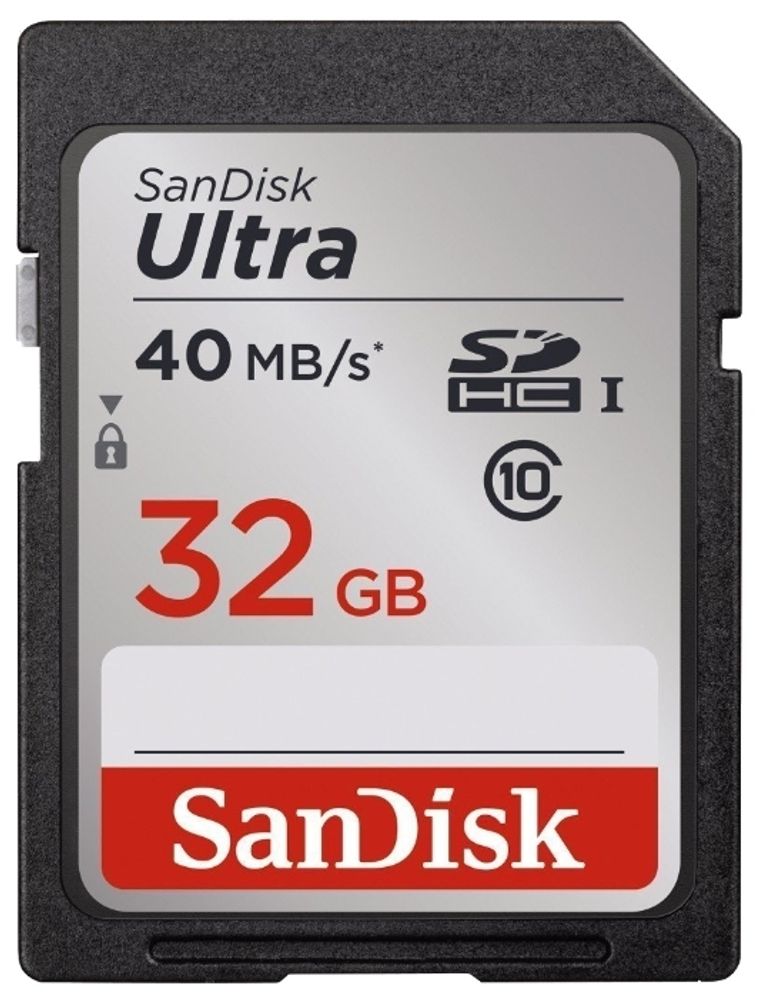 Карта памяти SanDisk SDXC 32 GB 40 MB/s Ultra