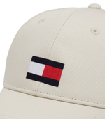 кепка big flag soft cap Tommy Hilfiger - кремовый(AU0AU01668)