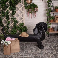 Садовая скамейка Такса Клякса средняя правосторонняя