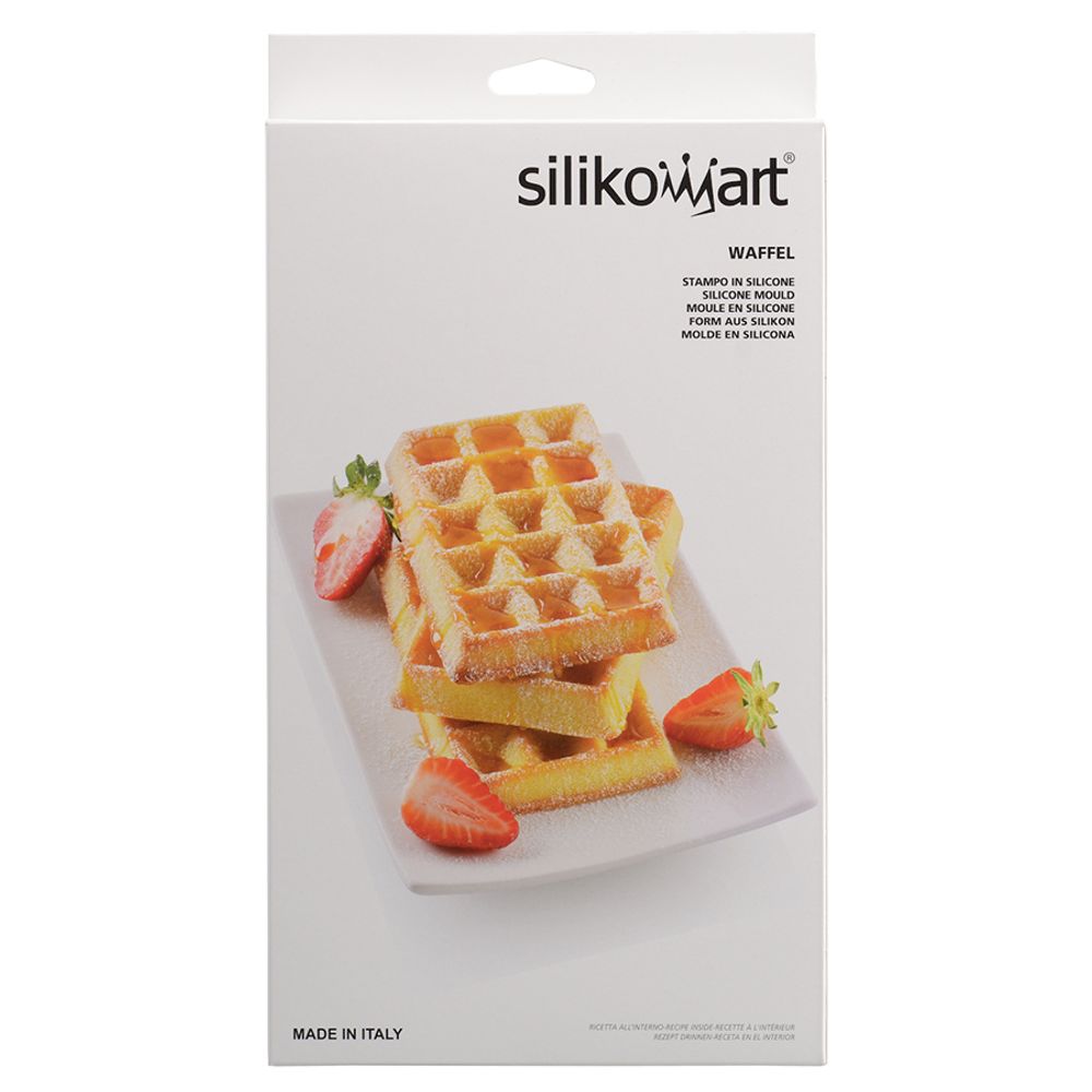 Silikomart Форма для приготовления вафель Waffel Classic силиконовая золотая