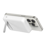 Внешний аккумулятор MagSafe с подставкой Belkin BoostCharge Pro 8K (Qi2) (8000 мА·ч) (BPD007) Беспроводная зарядка: Qi 15 Вт. Проводная зарядка: USB-C. Сертификация Qi2. Есть LED-индикация. Энергоёмкость — 30,8 Вт·ч. Максимальная выходная мощность — 20 Вт