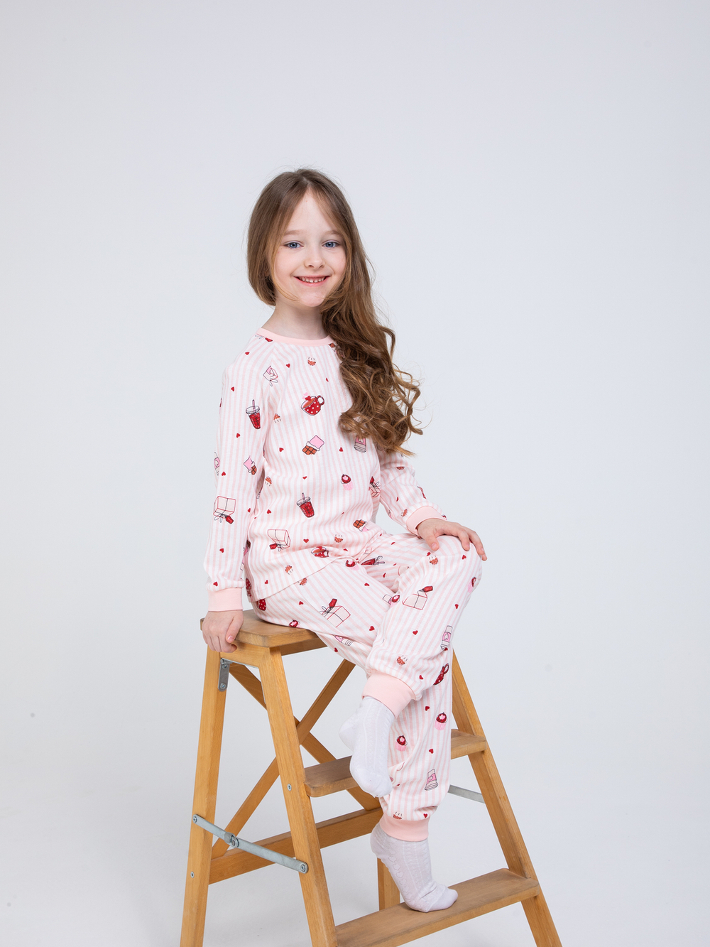 Детская пижама с брюками дПБ-41/чаепитие
