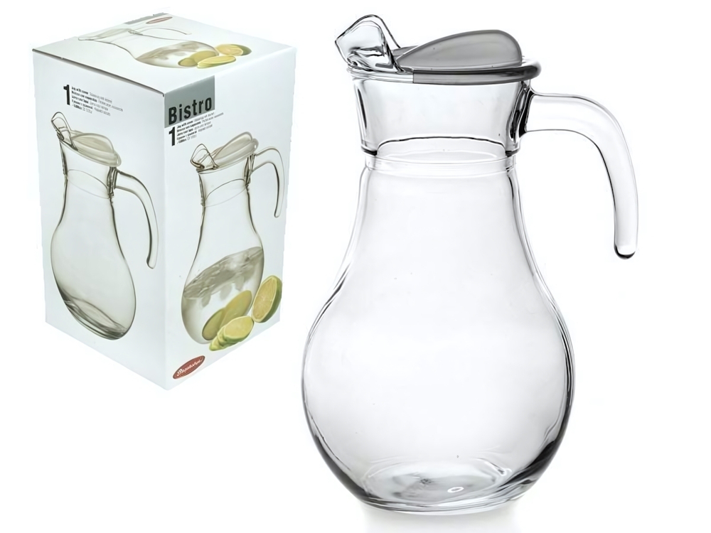 Кувшин 1,8л Bistro с прозрачной крышкой, в коробке