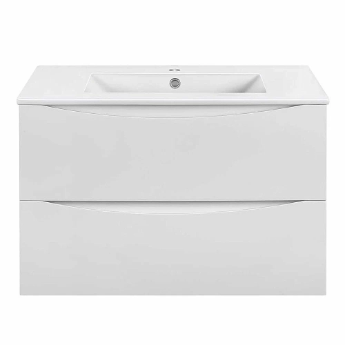 Тумба с раковиной Vincea Mia Slim 800 G.White