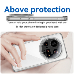 Прозрачный чехол с усиленными рамками для Xiaomi 15 Ultra, увеличенные защитные свойства