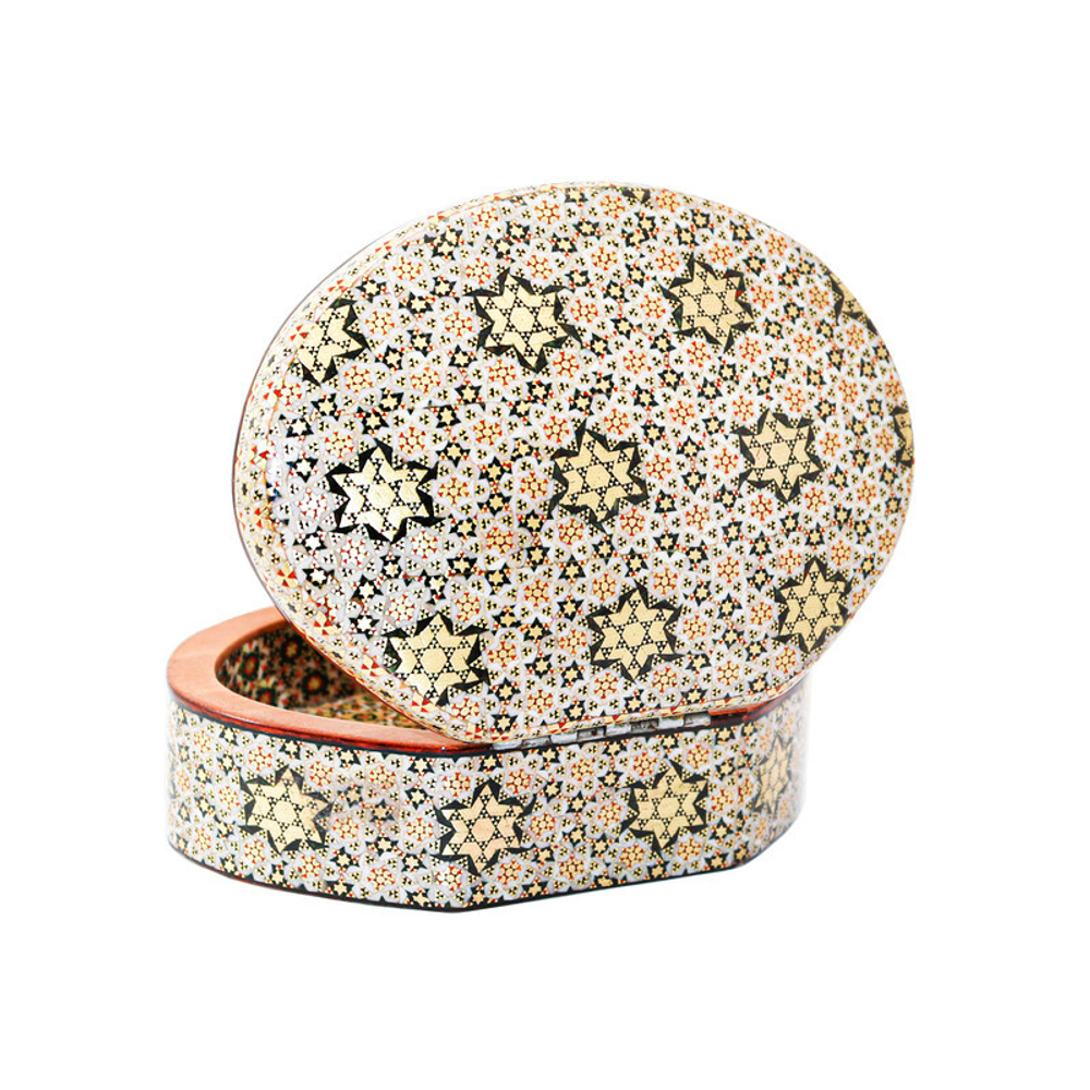 Шкатулка Хатам Кари 649 (khatam-kari) сувенир из Ирана в технике хатамкари