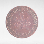 Germany, 1 Pfennig, 1994, (Stuttgart Mint - "F"), VF