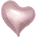Шар фольгированный Сердце 45 см (Розовый)