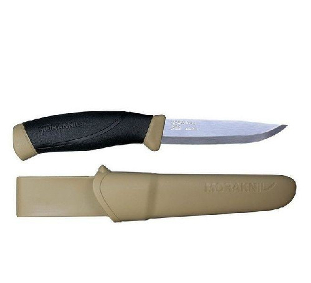 Нож туристический Morakniv Companion Black, нержавеющая сталь, 12141