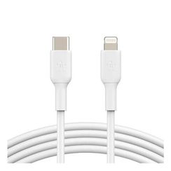 Кабель Belkin BoostCharge Lightning - USB-C 1м белый (CAA003BT1MWH)