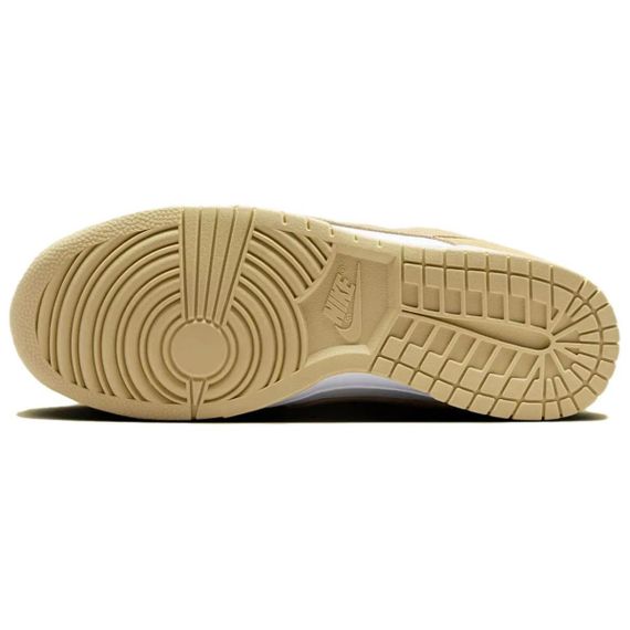 NIKE Dunk Кроссовки для скейтбординга Низкие Бежево-белые Унисекс