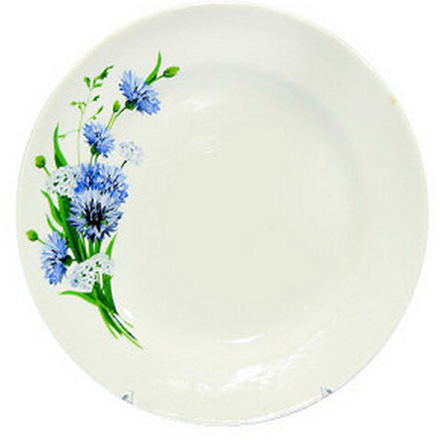 Тарелка мелкая "ВАСИЛЬКИ (Идиллия)" 17 см, Беларусь.