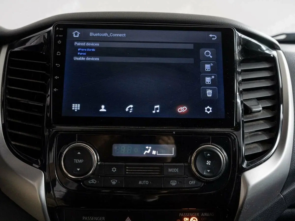 Магнитола для Mitsubishi L200 5 2015-2019 (климат), Pajero Sport 3 2016-2023 (МКПП), FIAT Fullback - Carmedia OL-9567-2 QLed, Android 12, TS10, CarPlay, 4G SIM-слот