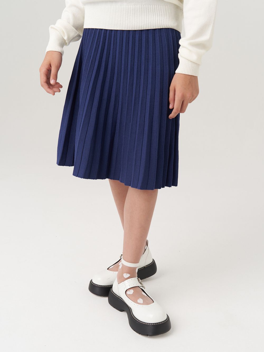 Юбка школьная для девочки AT883 сапфировый