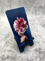 Подставка для телефона деревянная