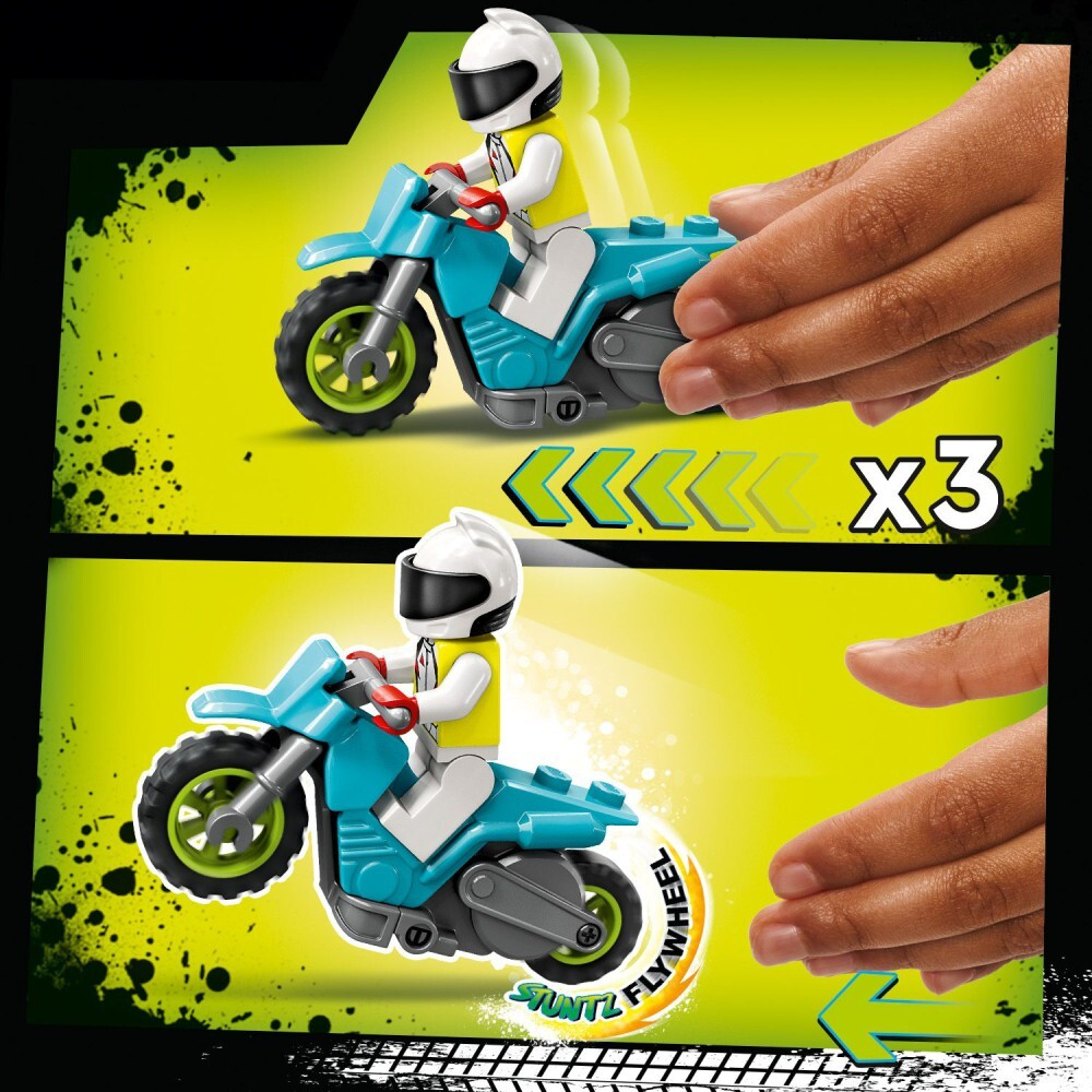 LEGO City Stuntz — Испытание трюков — Грузовик и пожарные обручи 60357 / артикул   60357  / GTIN 5702017416175