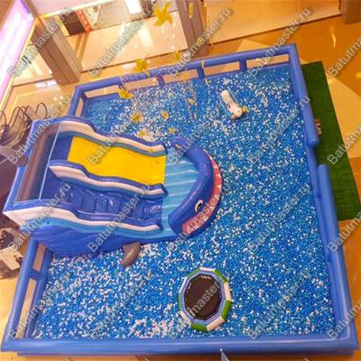 Надувная игровая комната "Манеж" размер 8*5*1,5 м