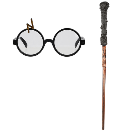 Набор Гарри Поттера. Очки / палочка, 13×6 см / 44×3 см