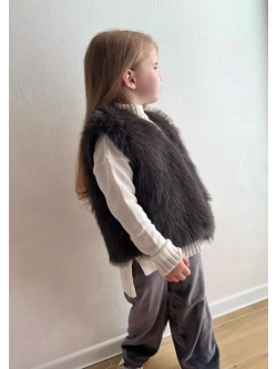 Жилет из искусственного меха