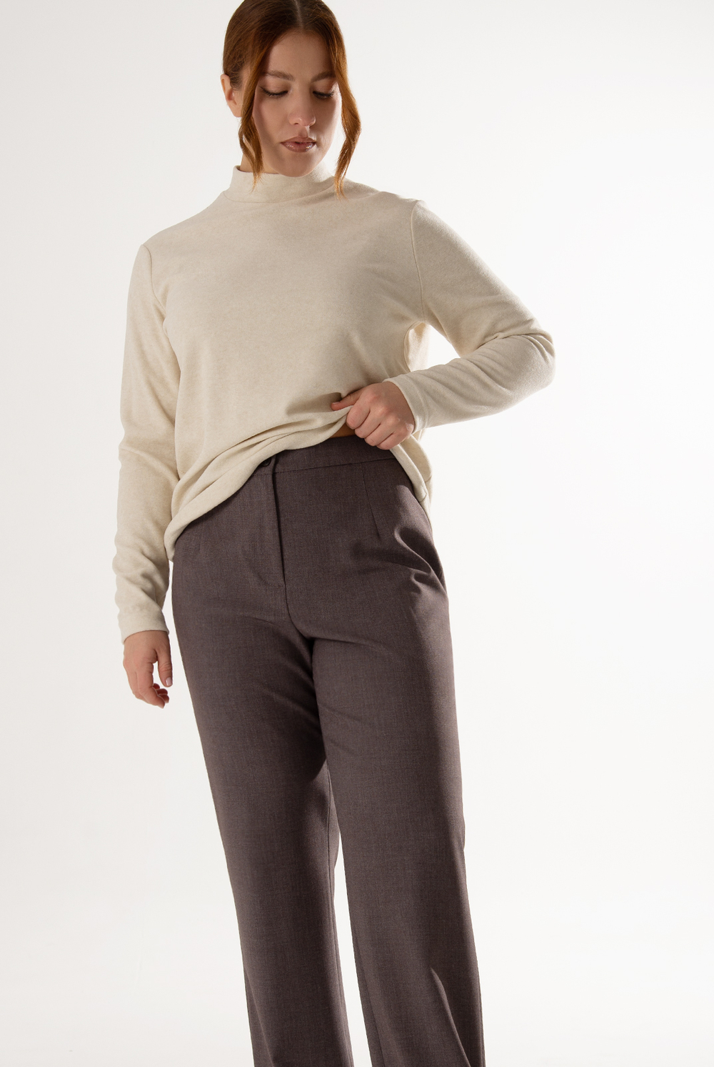 Брюки женские 4730з, Кофе #519Коф024730з