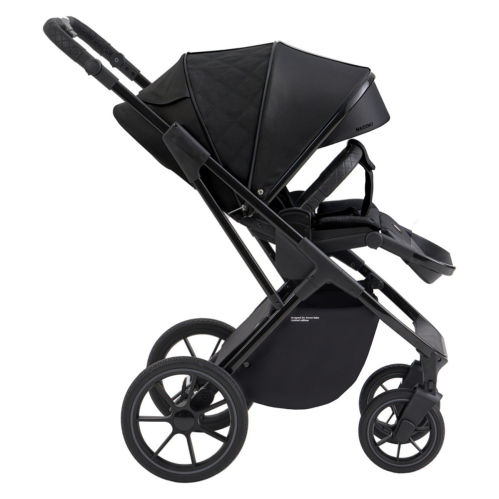 Коляска 3 в 1 Sweet Baby SBL Massimo + автокресло Premier Black Black