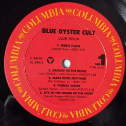 Винтажная виниловая пластинка LP Blue Oyster Cult Club Ninja (USA 1986)