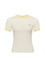 Футболка из хлопковой рибаны