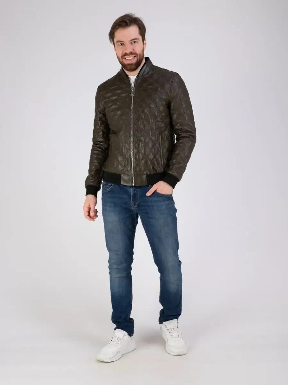 Куртка кожаная из натуральной кожи