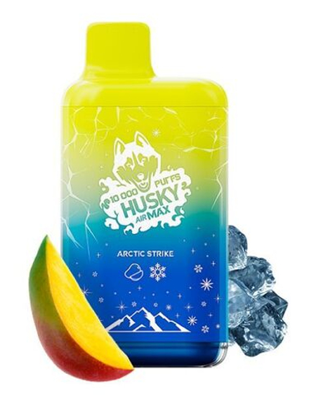 Husky Airmax Arctic strike - манго-лёд 10000 затяжек 20мг Hard (2% Hard)