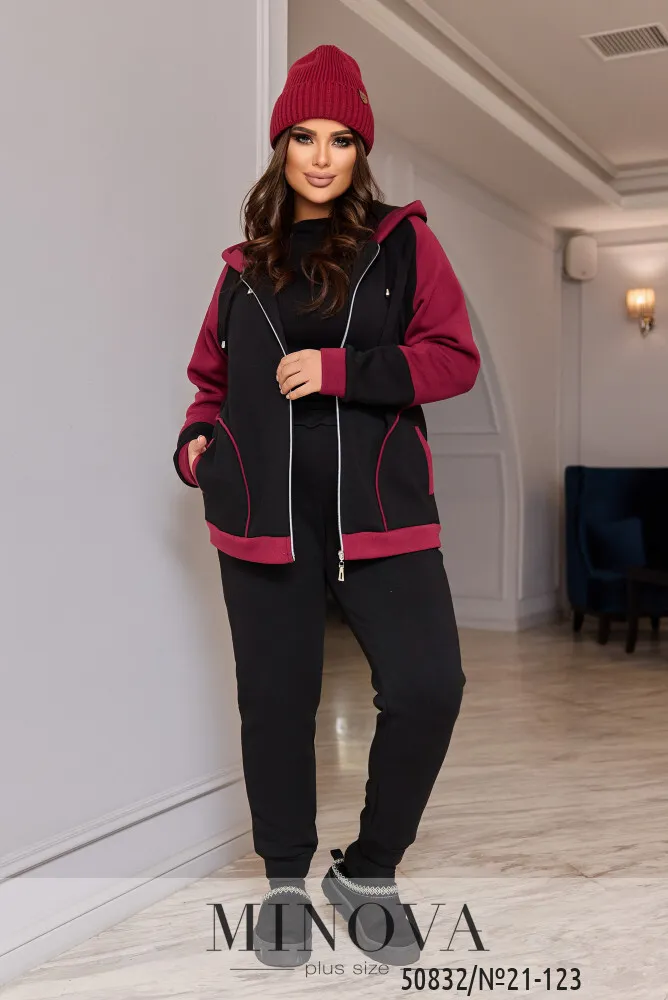 Костюм 21-123-марсала Minova