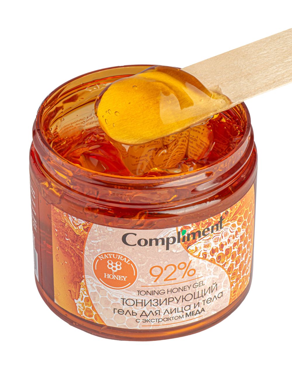 Compliment Тонизирующий гель для лица и тела с экстрактом меда