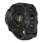 Спортивные часы Garmin Instinct 3, 45 мм, AMOLED, чёрный силиконовый ремешок Чёрный безель, AMOLED-дисплей. Ремешок с классической застёжкой — на запястье обхватом 137–204 мм