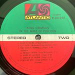 King Crimson ‎– In The Wake Of Poseidon (Япония 1976г.)