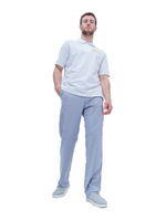 Поло медицинское мужское Тезис Osstem на пуговицах, белый, 46