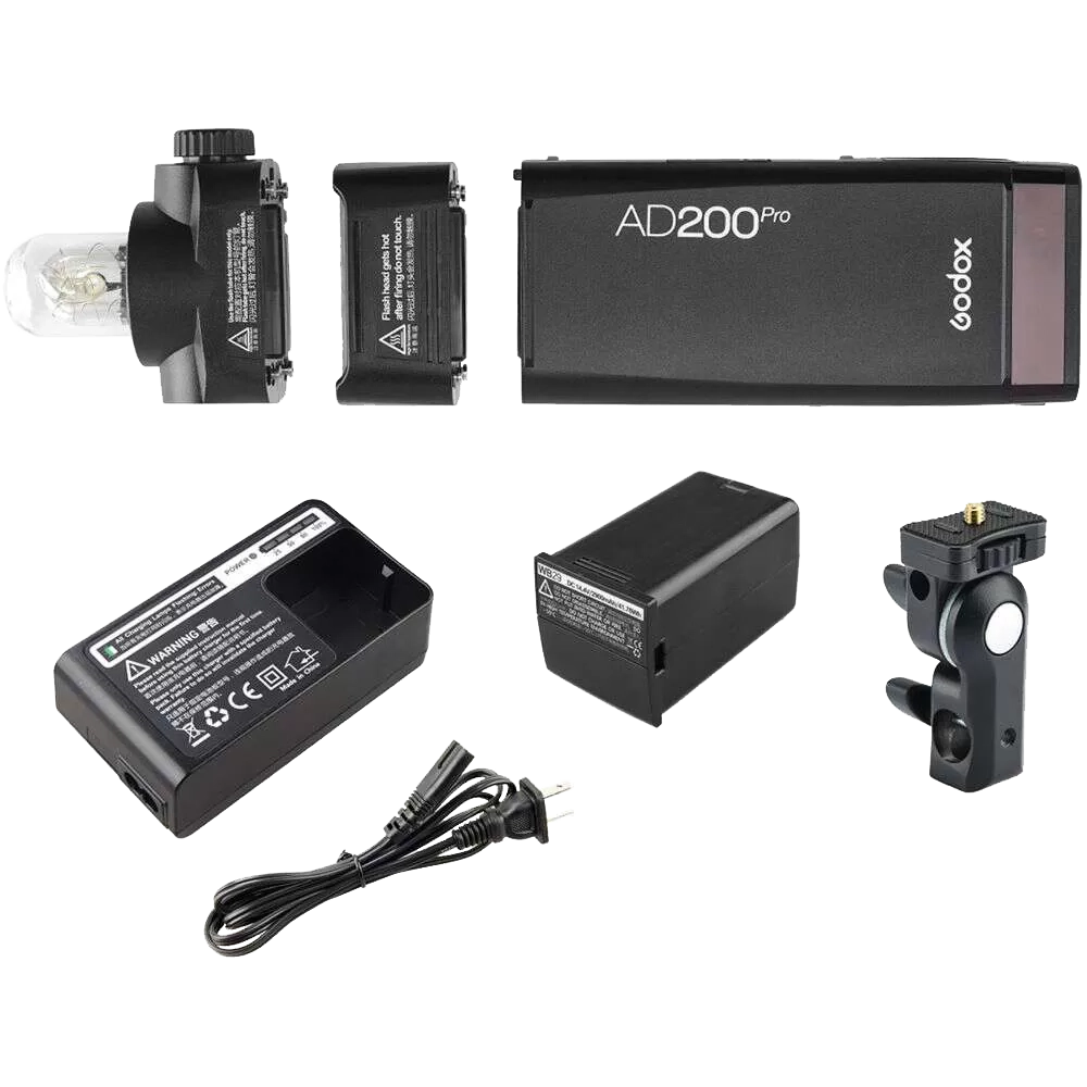 Вспышка аккумуляторная Godox Witstro AD200Pro (со шторками BD-07)