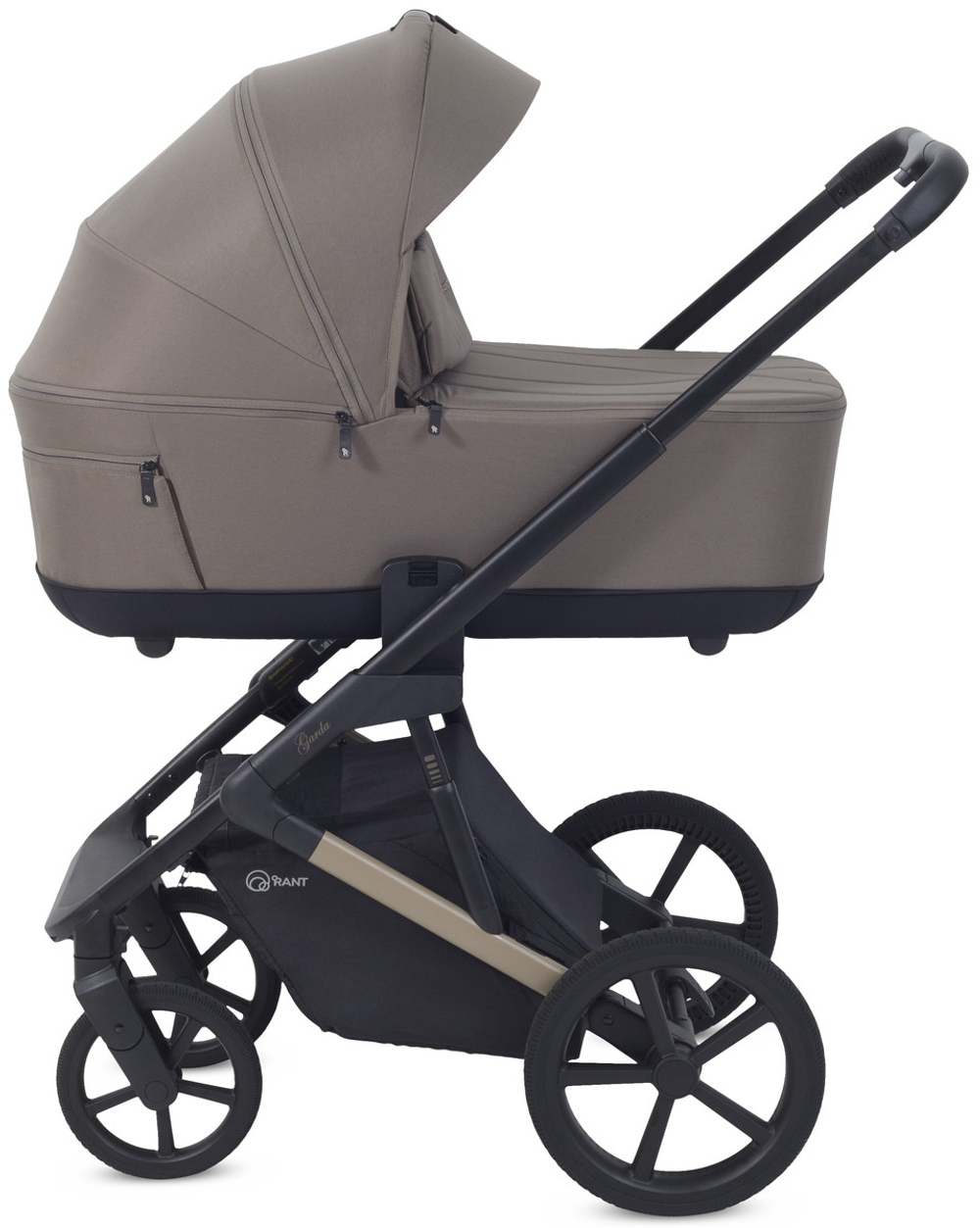 Детская коляска Rant Garda 3 в 1 с автокреслом Evomax Grey Mocca