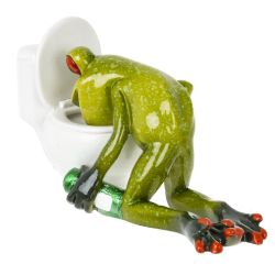 GAEM Фигурка декоративная "Лягушка", L13,5 W5,5 H7,5 см
