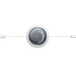 Кабель USB-C - C+L+M Baseus Free2Draw Retractable Crystal Charging+Data 100W 1.1m - Moon White