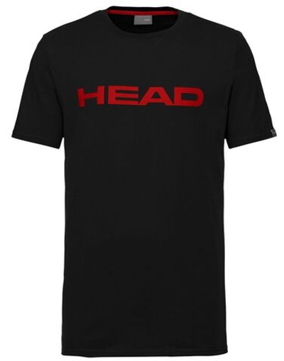 Футболка для мальчика теннисная Head Club Ivan T-Shirt JR - black/red